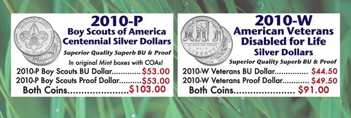 2010 Commemorative US Dollars