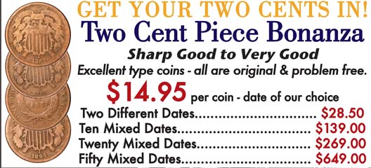 Two Cent Pieces