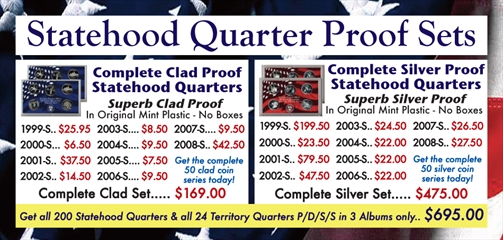 Statehood Quarter Proof Sets