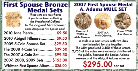 First Spouse Bronze Medals