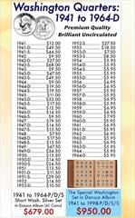 Washington Quarters: 1941 to 1964