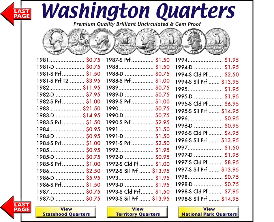 QUARTER Washington Quarters Buy Collectible Coins Online Rare US quarter-washington-quarters-buy-collectible-coins-online-rare-us