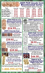 2009 Bicentennial Lincoln Cents & 2009 Updates