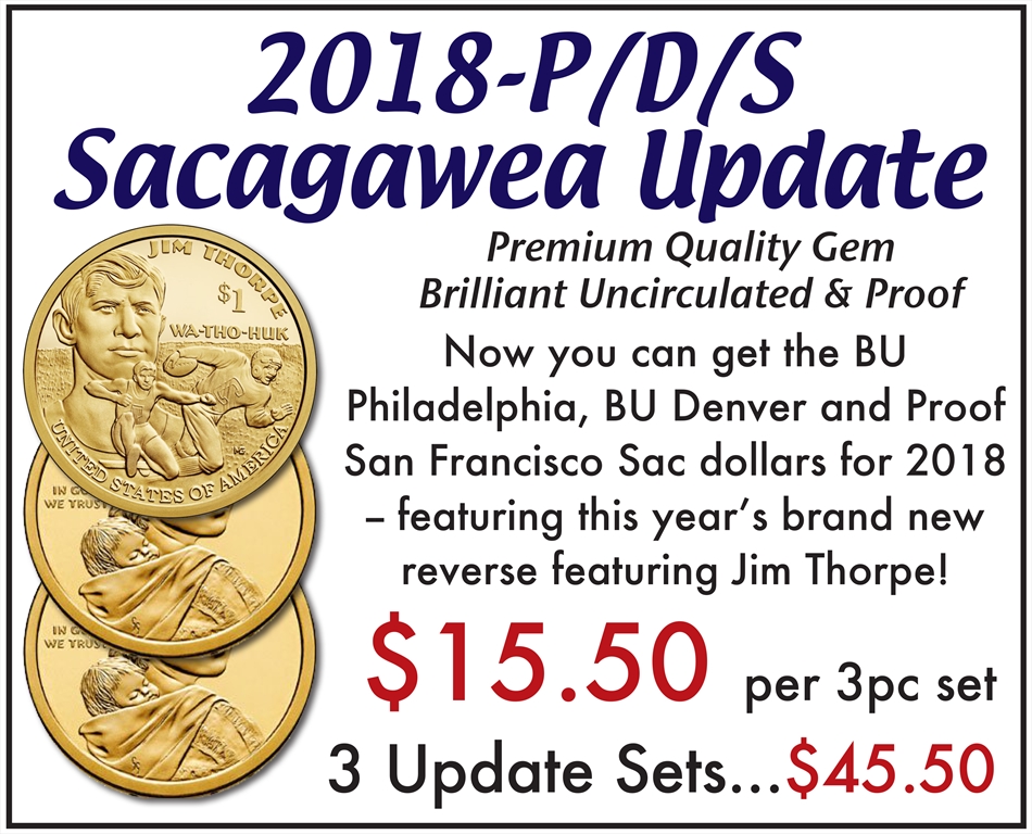 2018 P D S Sacagawea Dollars Collectible Coins Currency 2018 P D S Sacagawea Dollars Collectible Coins Currency Online Rare Us Skyline